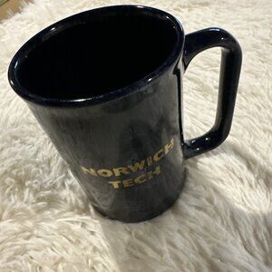 Norwich Tech coffee mug blue marble tech school high school norwich